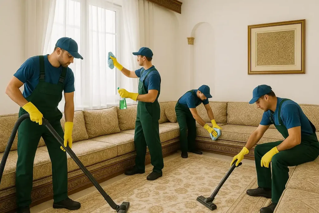  فريق تنظيف محترف – المزن كلين – تنظيف مجالس في العين